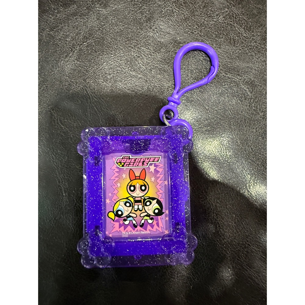 Powerpuff Girls Candy Frames Keychain with Heart Candy 2002 New